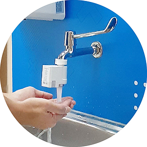 2 SINK HAND WASH STATION (OTOMATIS)