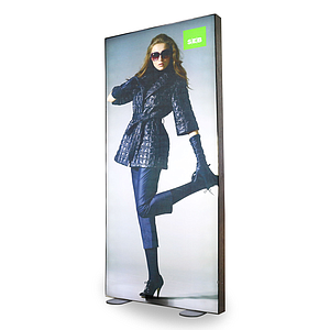 Fabric Frame L-100 LED Lightbox 2 Side 60 cm x 160 cm