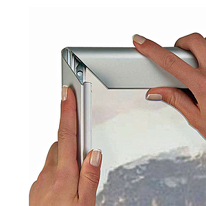 X Bright Snap Frame Lightbox 120 cm x 60 cm (Silver)